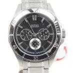 Guess ゲス W0361G1 腕時計 SS シルバー クオーツ クロノグラフ メンズ 黒文字盤【Y200925068】中古