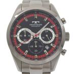 TECHNOS テクノス T4279 腕時計 SS クオーツ クロノグラフ メンズ ブラック文字盤【Y200925085】中古