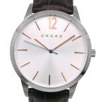 CROSS Cross CR8015 наручные часы SS× кожа серебряный кварц аналог отображать мужской белый циферблат [Y200925092] б/у 