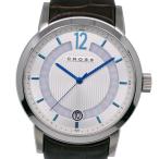 CROSS Cross CR8015 наручные часы SS× type вдавлено . кожа кварц аналог отображать мужской серебряный циферблат [Y200925094] б/у 