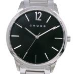 CROSS Cross CR8015 наручные часы SS серебряный кварц аналог отображать мужской черный циферблат [Y200925095] б/у 