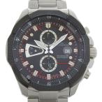 THE CLOCK HOUSE ザ・クロックハウス CH701M 腕時計 SS ブラック クオーツ クロノグラフ メンズ ブラック文字盤【Y200925105】中古