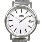 EDWIN エドウィン EW1G001M0054 腕時計 SS シルバー クオーツ アナログ表示 メンズ シルバー文字盤【Y200925143】中古