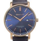 【GANT】ガント GT006007 腕時計 ゴールド クオーツ アナログ表示 メンズ ネイビー文字盤【Y200925145】中古
