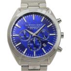 CITIZEN シチズン インディペンデント 10気圧防水 BR1-412-71 腕時計 SS シルバー クオーツ クロノグラフ ブルー文字盤【Y200925151】中古