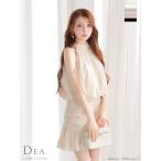 ショッピングシフォン 【DEA/ディア】ドットシフォンホルターネックフレアミニキャバドレス(de3392)