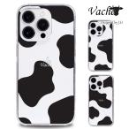 iPhone7 Plus ケース スマホ カバー クリア イラスト iPhone7プラス スマホケース アイフォン7プラス 携帯ケース 透明 アイホン7プラス 牛柄