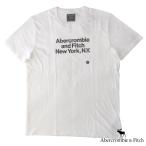 アバクロ Tシャツ メンズ 半袖 トップス ホワイト ネイビー  Abercrombie&Fitch アバクロンビー&フィッチ A&F アメカジ ファッション ブランド 142
