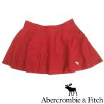 ショッピングAbercrombie アバクロ Abercrombie&Fitch アバクロンビー＆フィッチ レディース ウール　スカート レッド 1ポイント アバクロンビー＆フィッチ 正規 A&F