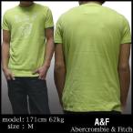 【200種類の品揃え】 アバクロ メンズ Abercrombie & Fitch アバクロンビー＆フィッチ 正規 商品 Tシャツ A&F INDIAN ライム ｔシャツ アバクロ