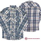 AGジーンズ ウエスタンシャツ メンズ 長袖 チェックシャツ Slim Fit ホワイト ネイビー エージージーンズ AG Jeans アドリアーノ ゴールドシュミット 10