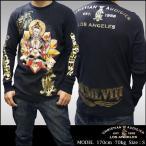 クリスチャンオードジェー メンズ ロンT サーマル Christian Audigier BUDDA 長袖 Tシャツ ハイブランド ファッション エドハーディー Ed Hardy スタイル セール
