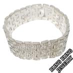 Yahoo! Yahoo!ショッピング(ヤフー ショッピング)HIPHOPジュエリー メンズ ブレスレット シルバーカラー　シルバー 925 プレーティング BLING JEWELRY ストリート スタイル ヒップホップ アクセサリー