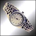 ショッピングセレブ 35%OFF GENEVA ELITE セレブウォッチ シルバー ジルコニア ラグジュアリー スタイル ファッション セレブ ウォッチ 時計 Joe Rodeo ジョーロデオ Aqua Maste