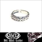 【在庫あり・即納】  Bill Wall Leather BWL ビルウォールレザー シルバー リング グラフィティ Gothic Cross ゴシック クロス R389