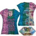 C BAR A シーバーエー BY CHRISTIAN AUDIGIER クリスチャンオードジェー レディース Tシャツ COW GIRL グリーン ウエスタン ハリウッド LAセレブ ファッション