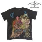 クリスチャンオードジェー メンズ Tシャツ Christian Audigier LIFE KILLS ハイブランド セレブ ファッション エドハーディー Ed Hardy スタイル セール