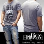 最終値下げ Dirtee Hollywood ダーティーハリウッド メンズ Vネック Tシャツ Hey You're NEXT グレー MADE IN USA