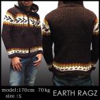 ショッピングカウチン 【セール】 EARTH RAGZ アースラグズ ハンドメイド カウチン セーター ニット パーカー フーディー ネイティブ アメカジ