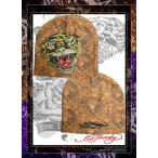 エドハーディー ニットキャップ 【200種類の品揃え】 Ed Hardy Tiger オレンジ キャップ メンズ レディース エドハーディ 正規品 ファッション ブランド セール