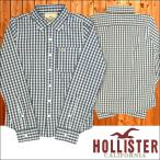 ショッピングホリスター ホリスター メンズ チェックシャツ HOLLISTER ボタンシャツ ネイビー ホワイト シャツ アメカジ ブランド ファッション 正規品 アバクロ 姉妹ブランド 110