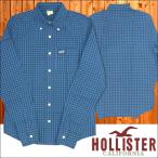 ショッピングホリスター ホリスター メンズ チェックシャツ HOLLISTER ボタンシャツ ブルー シャツ アメカジ ブランド ファッション 正規品 インポート アバクロ 姉妹ブランド 111