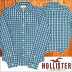 ショッピングホリスター ホリスター メンズ チェックシャツ HOLLISTER ボタンシャツ ブルー シャツ アメカジ ブランド ファッション 正規品 インポート アバクロ 姉妹ブランド 114