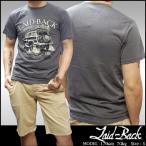 Laid-Back USA レイドバック メンズ HOUSE OF SPEED ウォッシュ ブラック 半袖 tシャツ ヴィンテージ カジュアル インポート ファッション