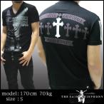 THE SAINTS SINPHONY セインツシンフォニー メンズ 半袖 Tシャツ Vネック 536 シャツ セイントシンフォニー フーディー LAセレブ ハリウッド
