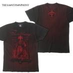 THE SAINTS SINPHONY セインツシンフォニー Ｔシャツ メンズ ブラック レッド 2 セイントシンフォニー 半袖 シャツ LAセレブ ハリウッド セレブ