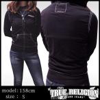 TRUE RELIGION トゥルーレリジョン レディース パーカー ATHLETIC HOOK UP ブラック フーディー サファリ 掲載 ブランド