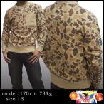 【セール】 UNDER TWO FLAGS メンズ スウェット CAMO カーキ ミリタリー 迷彩 トレーナー アンダートゥーフラッグス アメカジ HIPHOP ブランド ヒップホップ