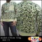 【セール】 UNDER TWO FLAGS メンズ スウェット CAMO グリーン ミリタリー 迷彩 トレーナー アンダートゥーフラッグス アメカジ HIPHOP ブランド ヒップホップ