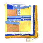 HERMES ( Hermes ) Calle 90 шарф Brown / оттенок желтого 