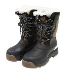 FENDI( Fendi ) boots 172209 shoes 35 22cm black / Brown car fs gold / sheepskin unused A48