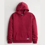 ホリスター / Hollister / メンズ リラックス プルオーバーフーディー レッド