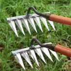 除草レーキ農具鍬除草鍬根ターニンググラウンドスカーフィングアーティファクト園芸作業、耐久性、使いやすさ、持ち運びが簡単、園芸用品芝生サッチ除草ツ