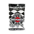INDEPENDENT BOLT インディペンデント  ボルト（六角）1インチ PRECISION BOLTS ALLEN・SUMMIT BLACK スケートボード スケボー