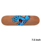 SANTA CRUZ DECK サンタクルーズ デッキ TEAM SCREAMING HAND BROWN STAIN 7.5 スケートボード スケボー