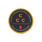 COLOR COMMUNICATIONS PATCH カラーコミュニケーションズ ワッペン CCC BEIGE/BLACK スケートボード スケボー