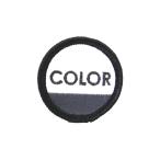 COLOR COMMUNICATIONS PATCH カラーコミュニケーションズ ワッペン CIRCLE INK BLACK スケートボード スケボー