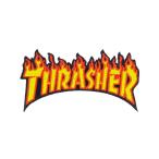 THRASHER PATCH スラッシャーワッペン FLAME（US企画） スケートボード スケボー