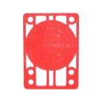 INDEPENDENT RISER PAD インディペンデント スペースパッド ライザーパッド 2枚入り RISERS・SUMMIT 赤 1/8インチ スケートボード スケボー