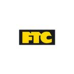 FTC STICKERef чай si- стикер LOGO 2.5 BLACK/YELLOW скейтборд скейтборд 