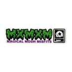 MAGICAL MOSH MISFITS STICKER magical moshu ошибка fitsu стикер MxMxM LOGO скейтборд скейтборд 