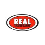 REAL STICKER настоящий стикер CLASSIC OVAL SMALL 330 RED скейтборд скейтборд 
