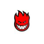 SPITFIRE STICKERspito fire - стикер FIREBALL MINI RED скейтборд скейтборд 