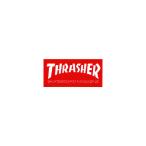 THRASHER STICKER スラッシャー ステッカー SKATE MAG MINI RED（US企画） スケートボード スケボー
