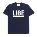 LIBE T-SHIRT ライブ Ｔシャツ BIG LOGO NAVY/WHITE スケートボード スケボー