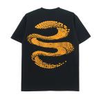 STRUSH T-SHIRT ストラッシュ Tシャツ HABU (ART BY GURU KATO) BLACK スケートボード スケボー